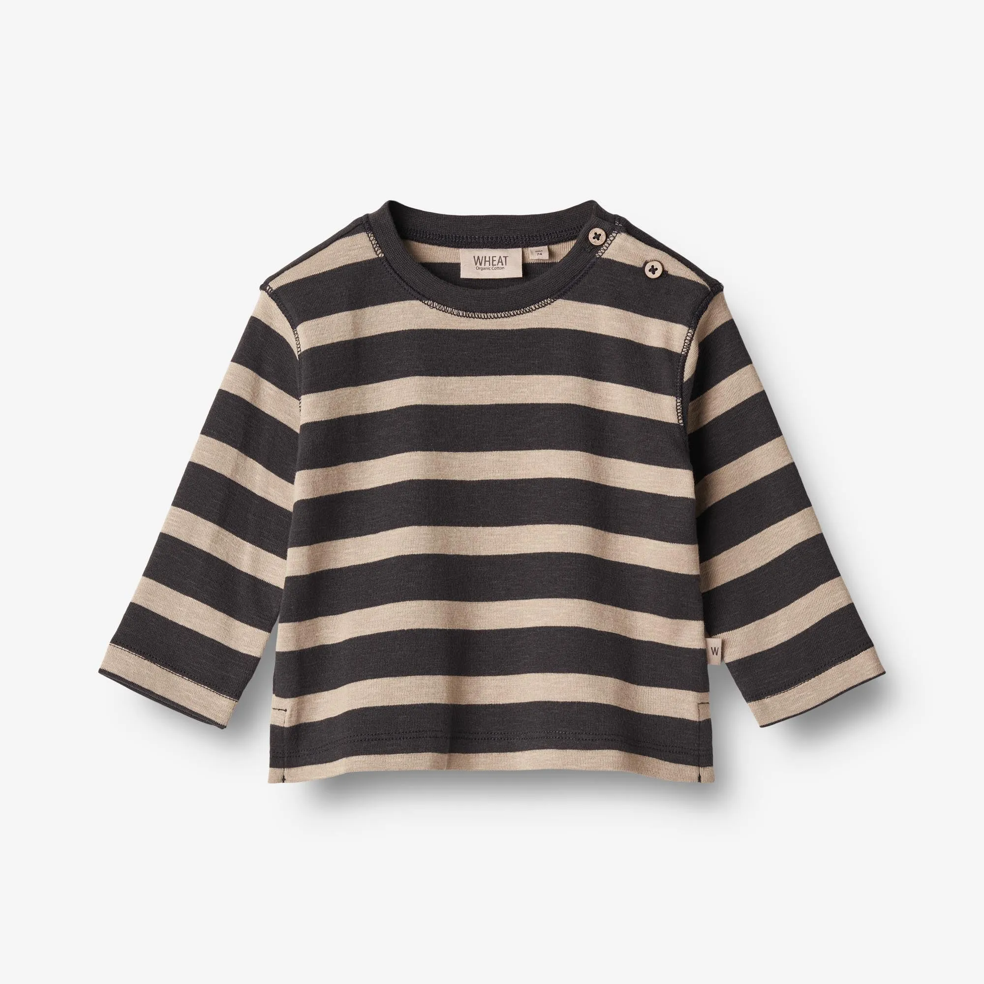 Langærmet T-Shirt Nohr | Baby - dark stripe