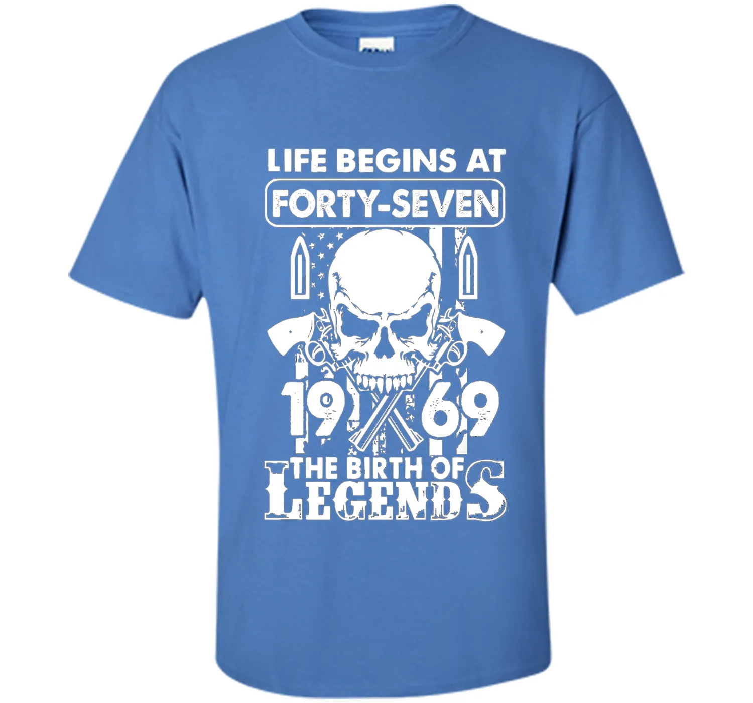 Life Begin At 47 - 1969 Birth Legends 47th Birthday T-shirts