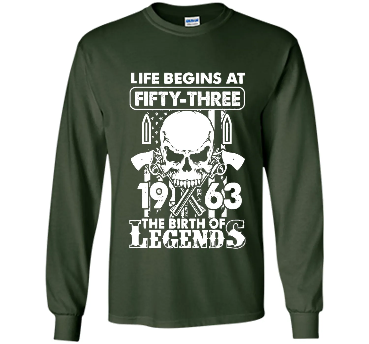 Life Begin At 53 - 1963 Birth Legends 53th Birthday T-shirts