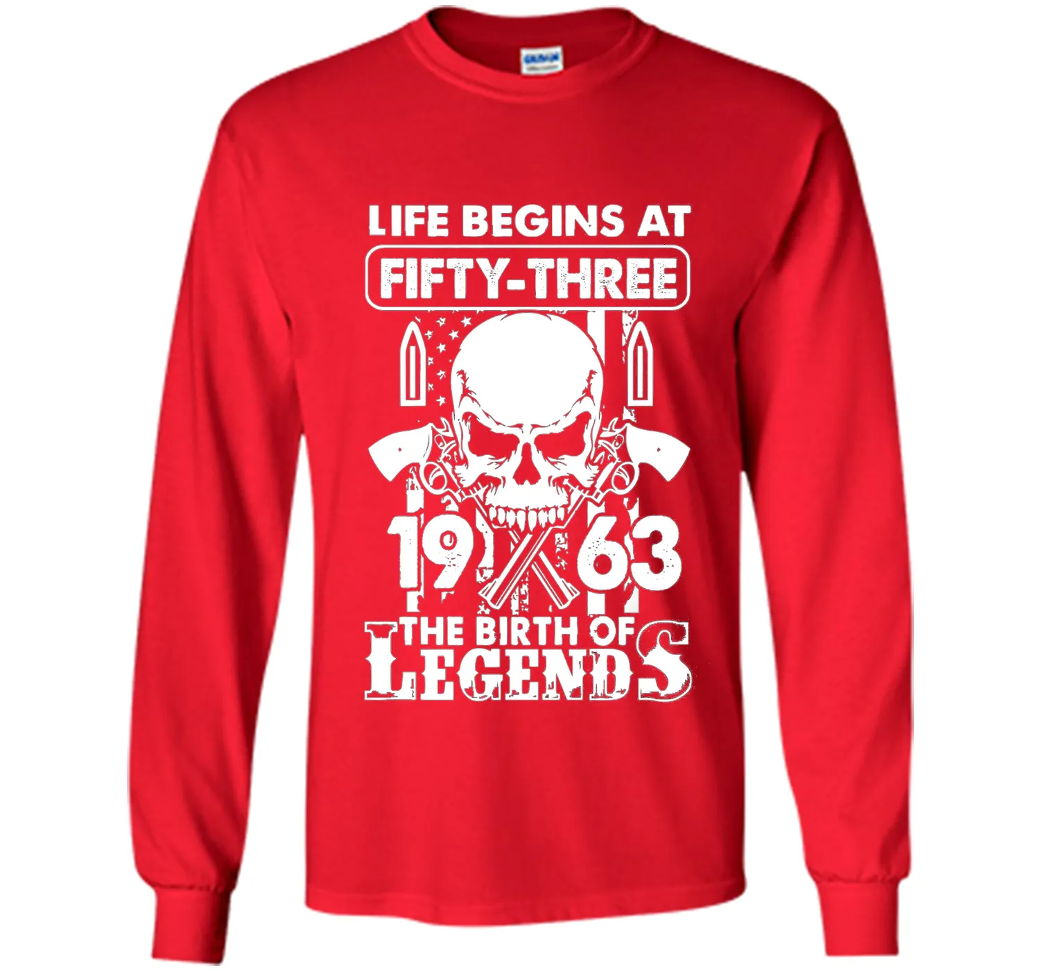 Life Begin At 53 - 1963 Birth Legends 53th Birthday T-shirts