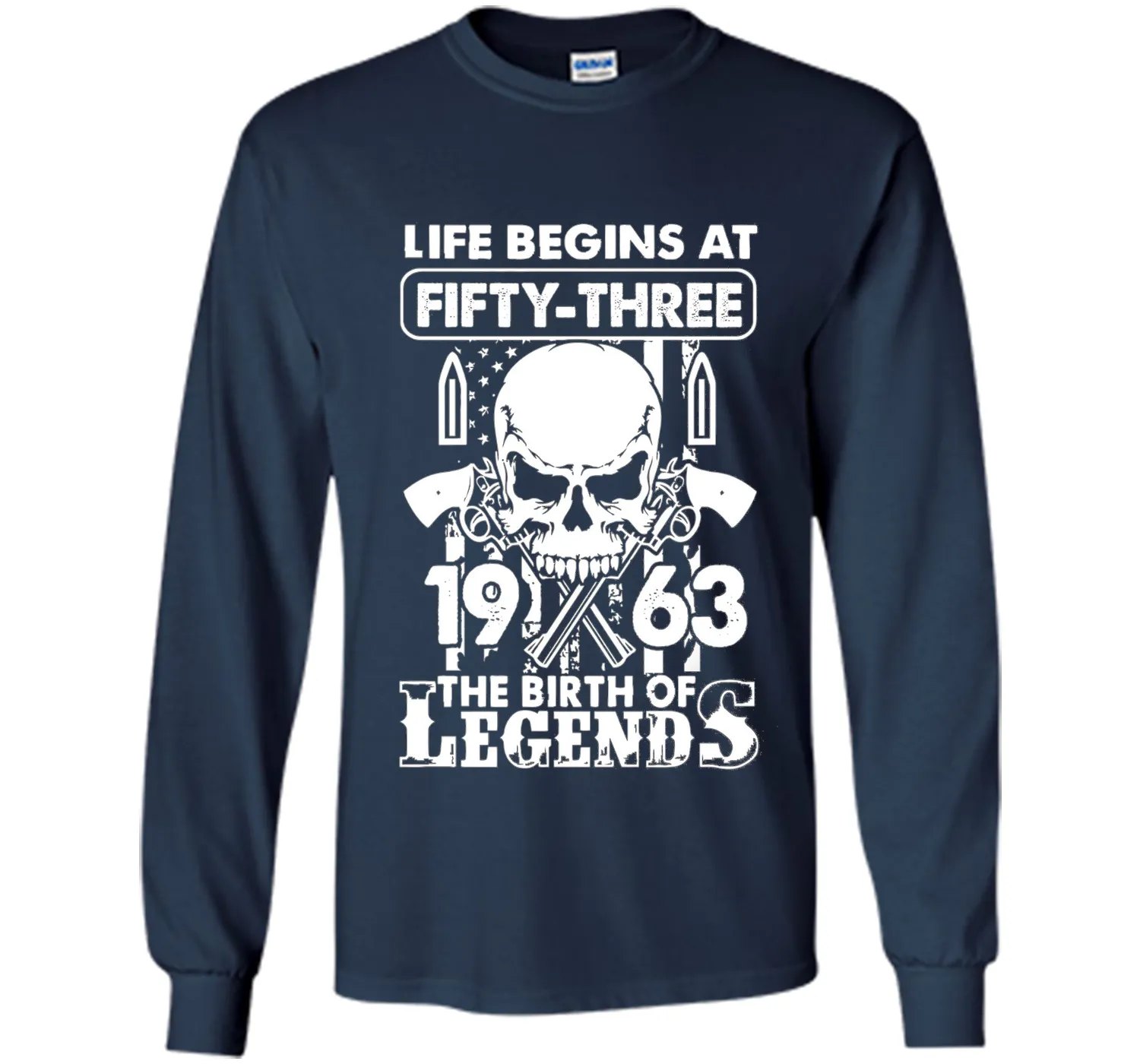 Life Begin At 53 - 1963 Birth Legends 53th Birthday T-shirts