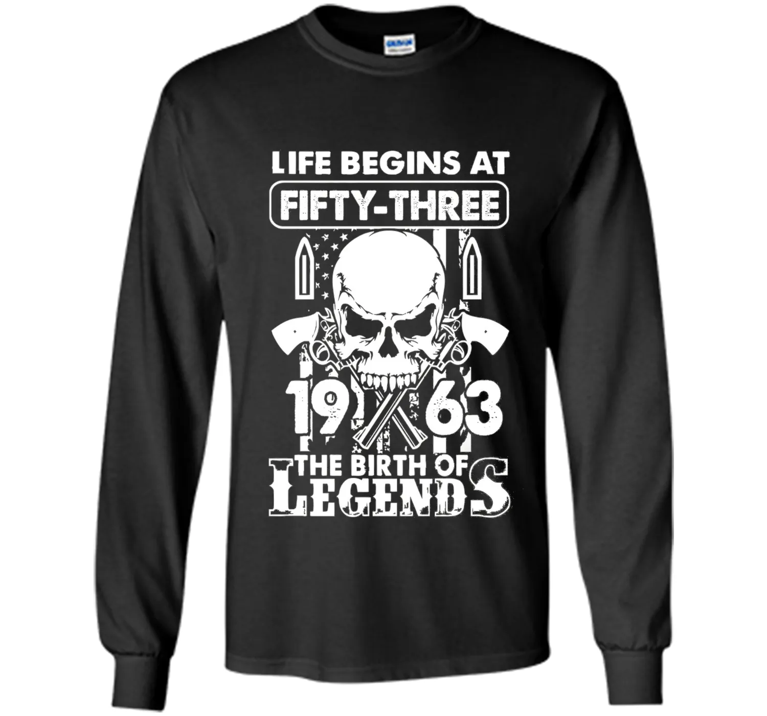 Life Begin At 53 - 1963 Birth Legends 53th Birthday T-shirts