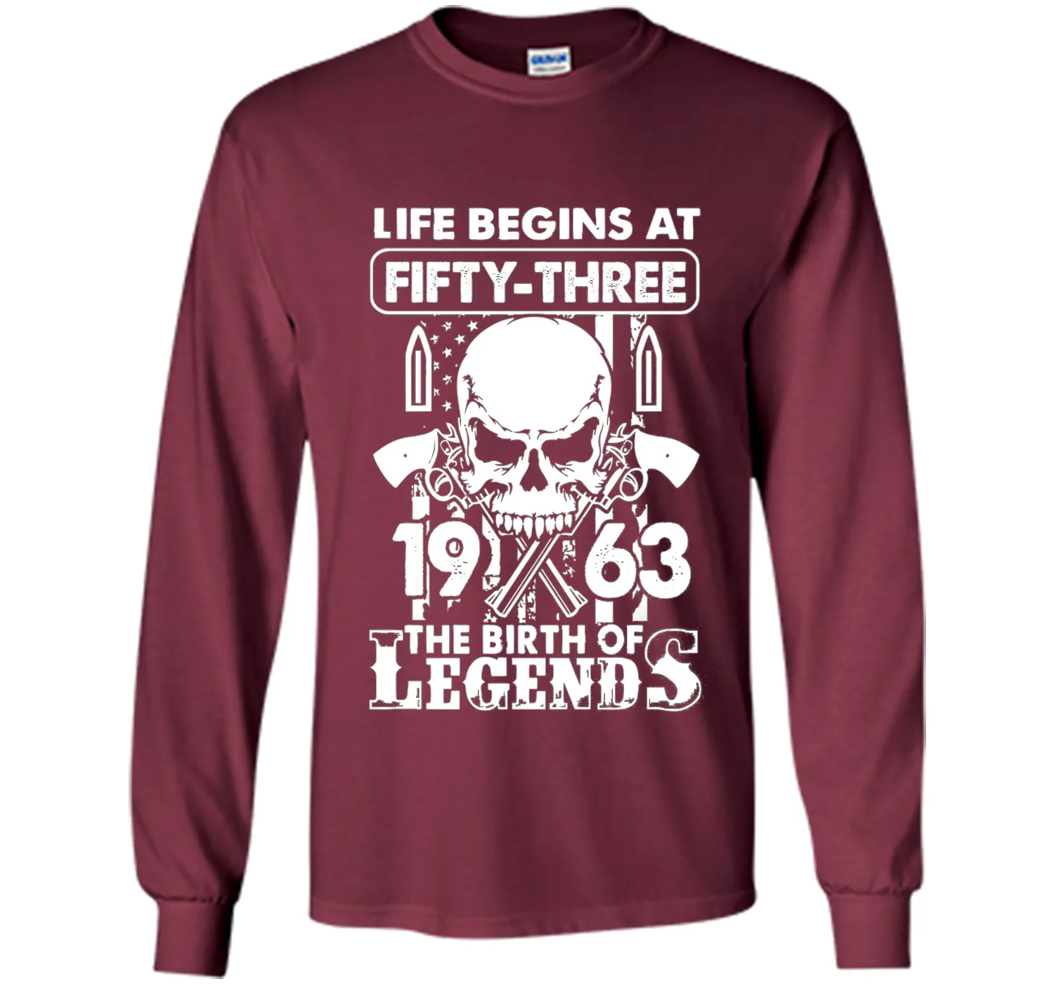 Life Begin At 53 - 1963 Birth Legends 53th Birthday T-shirts
