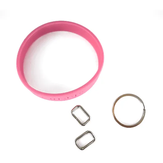 LoopKit 10-pack Accessory Kit Key Chain for Rubber Wristbands