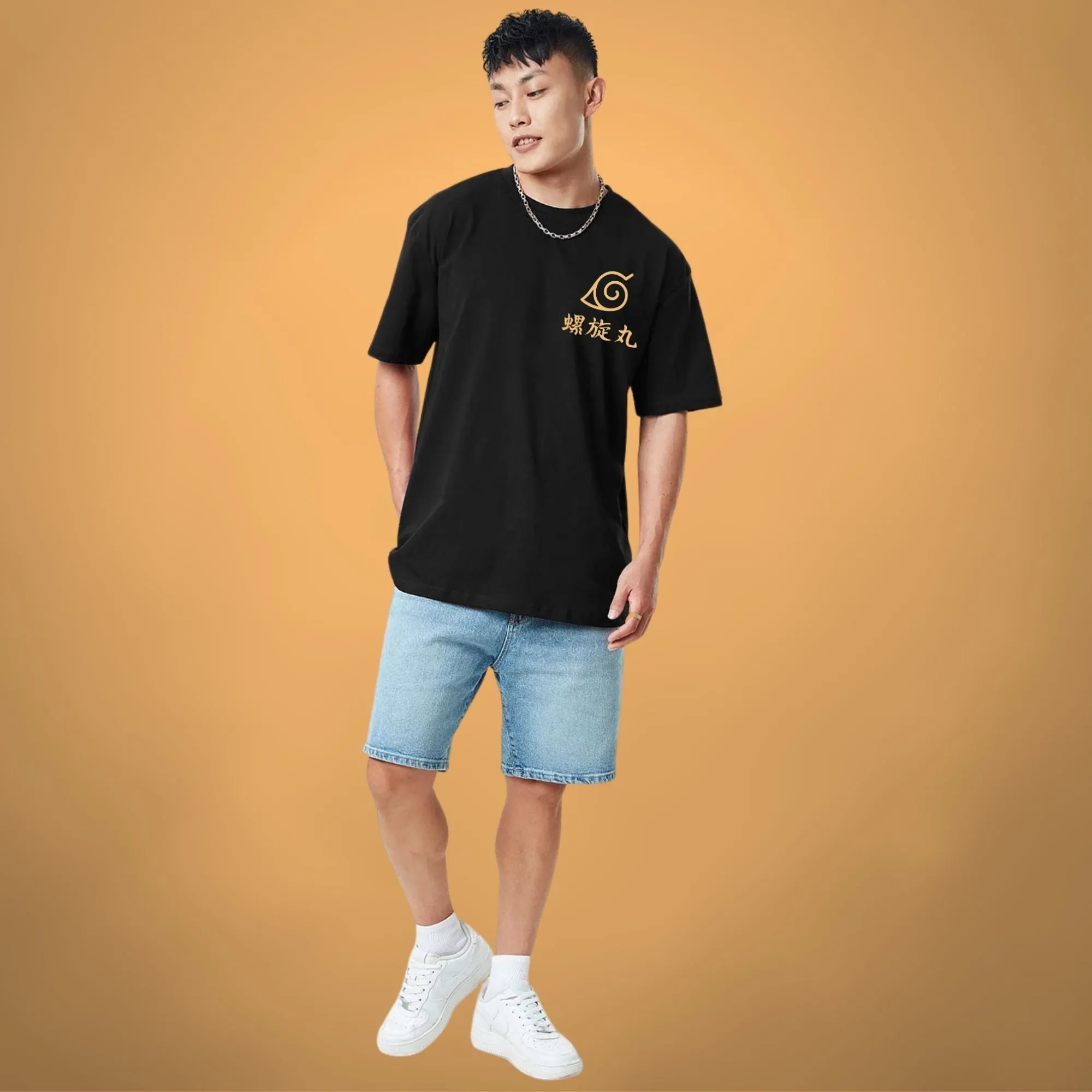 Naruto Kurama Oversize Anime T-shirt