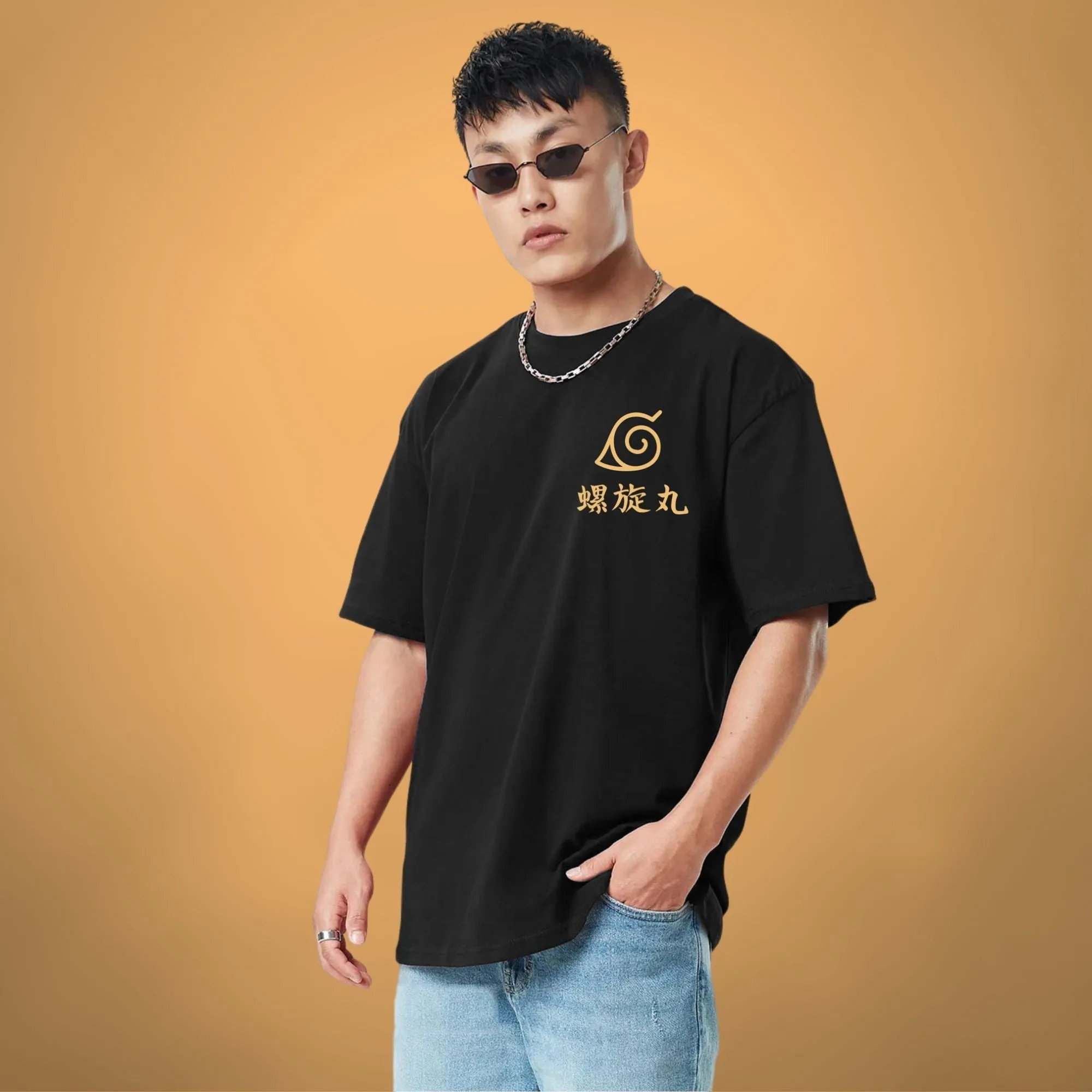 Naruto Kurama Oversize Anime T-shirt