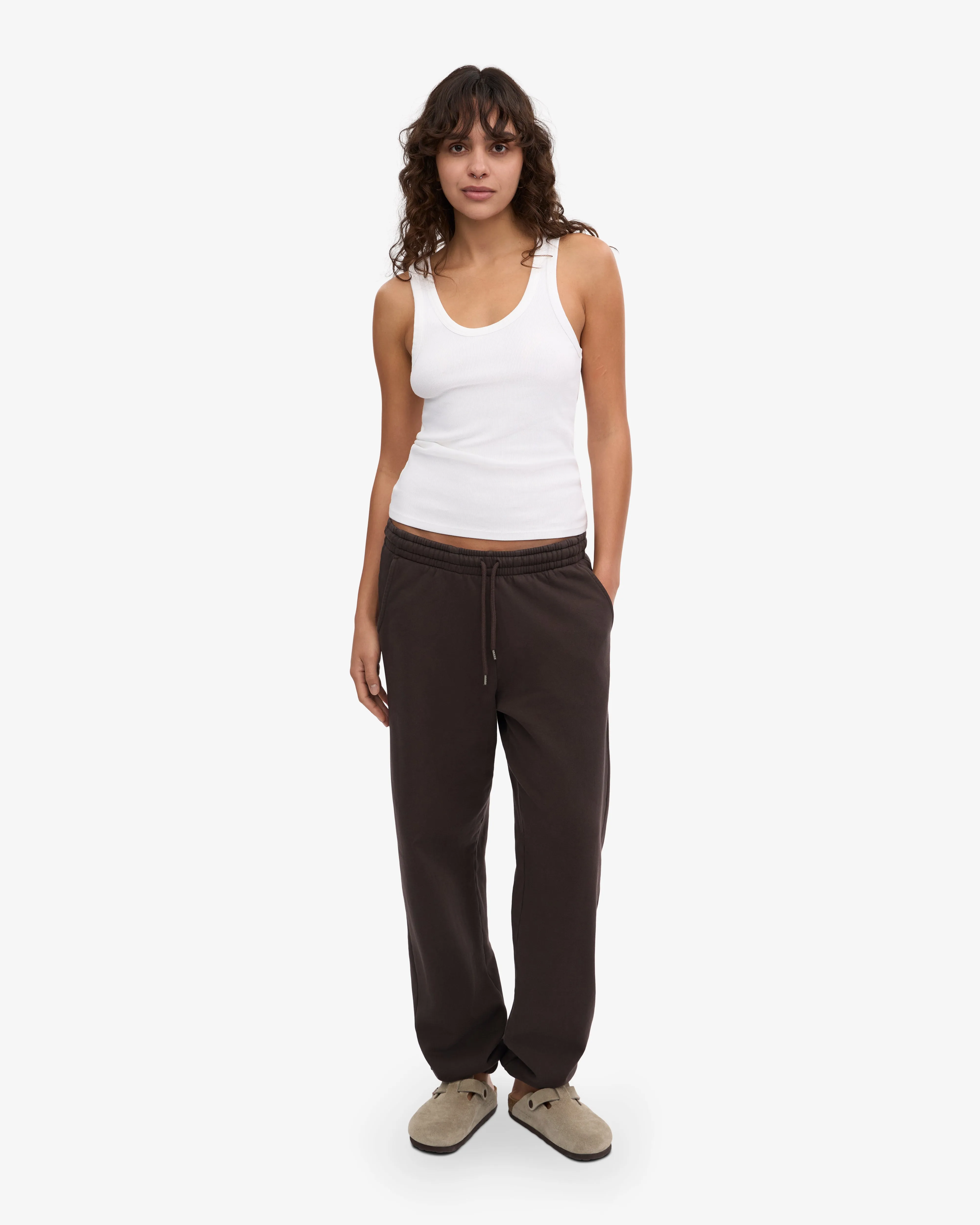 Organic Sweatpants - Coffee Brown