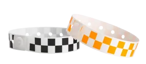 Plastic Wristbands Checker Board