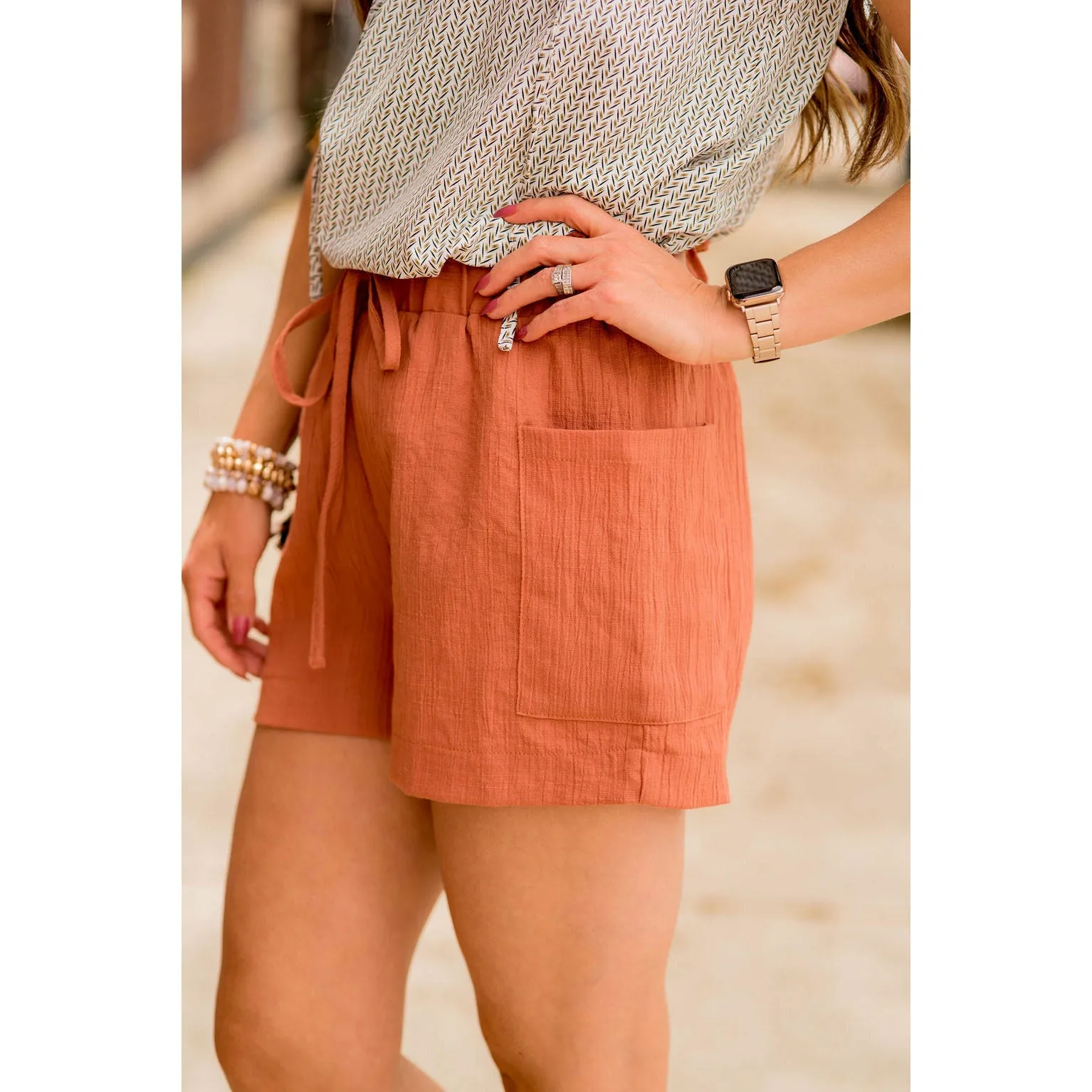 Pocket Front Shorts