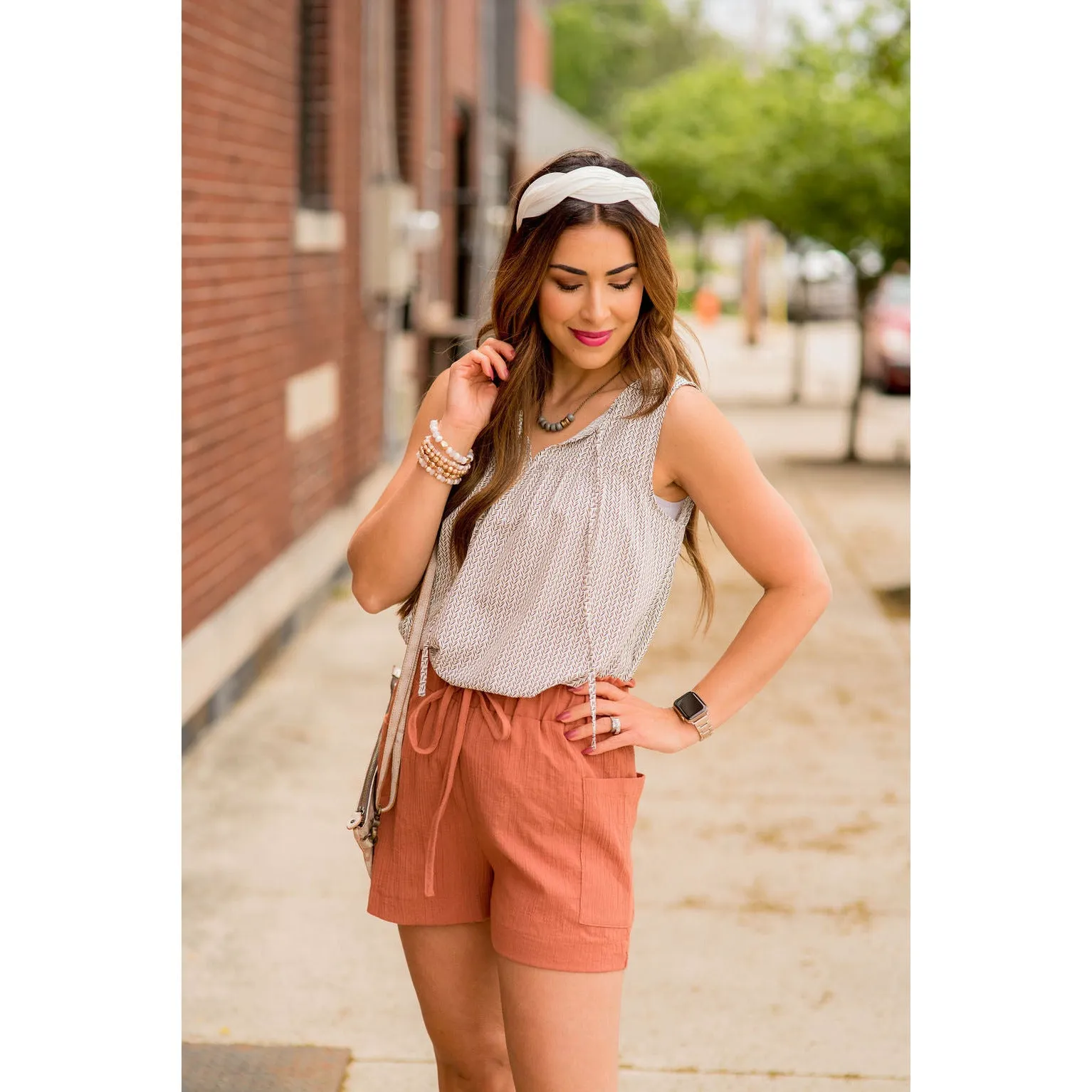 Pocket Front Shorts