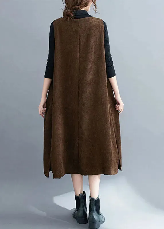 Pockets Patchwork Sweatshirts Dress