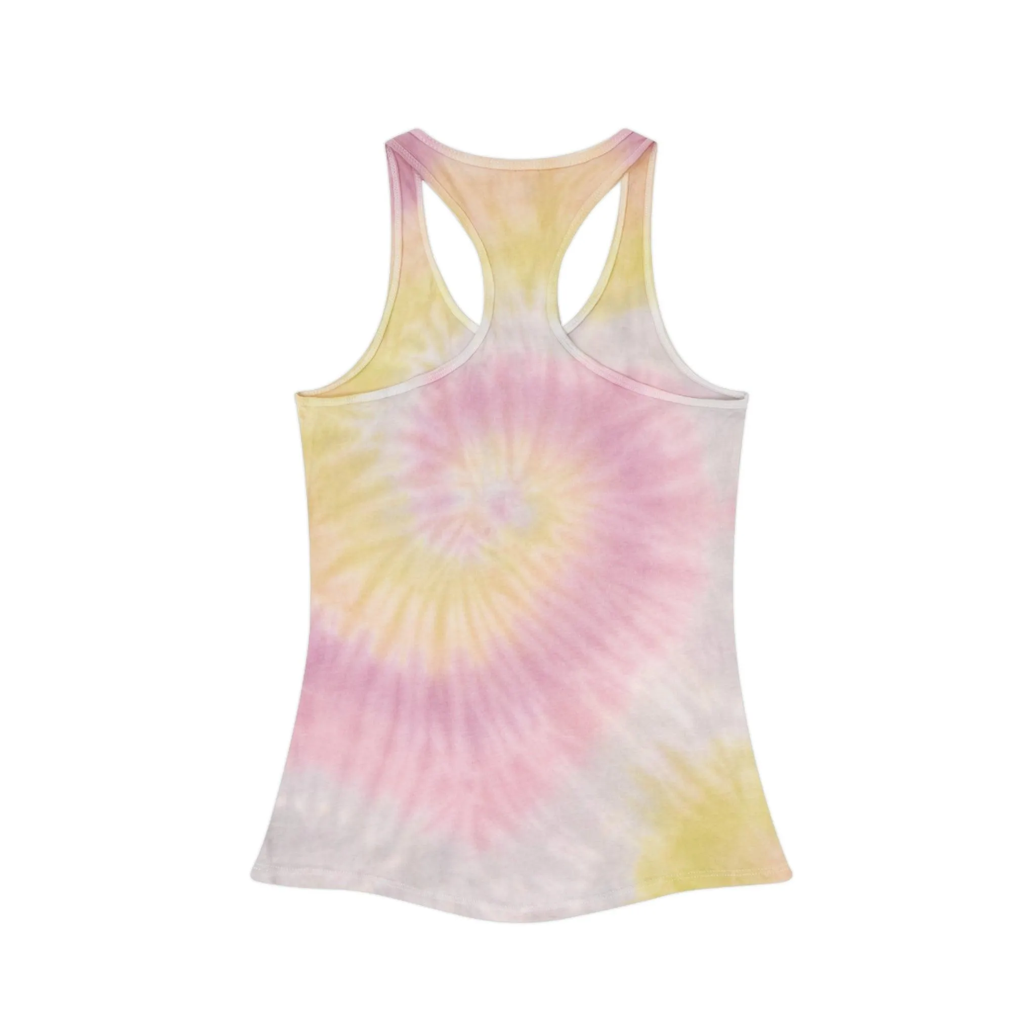 Purple MoonTown Tie Dye Racerback Tank Top