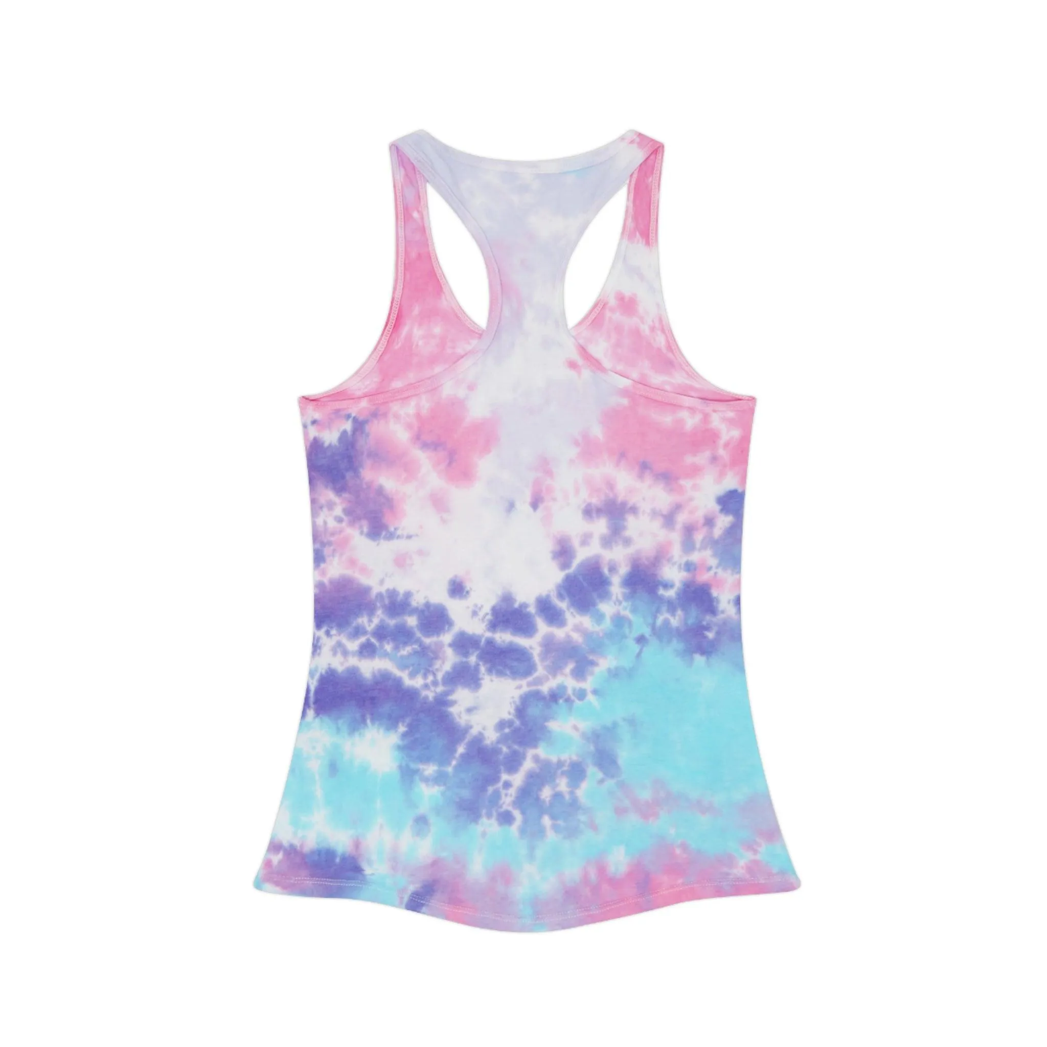 Purple MoonTown Tie Dye Racerback Tank Top