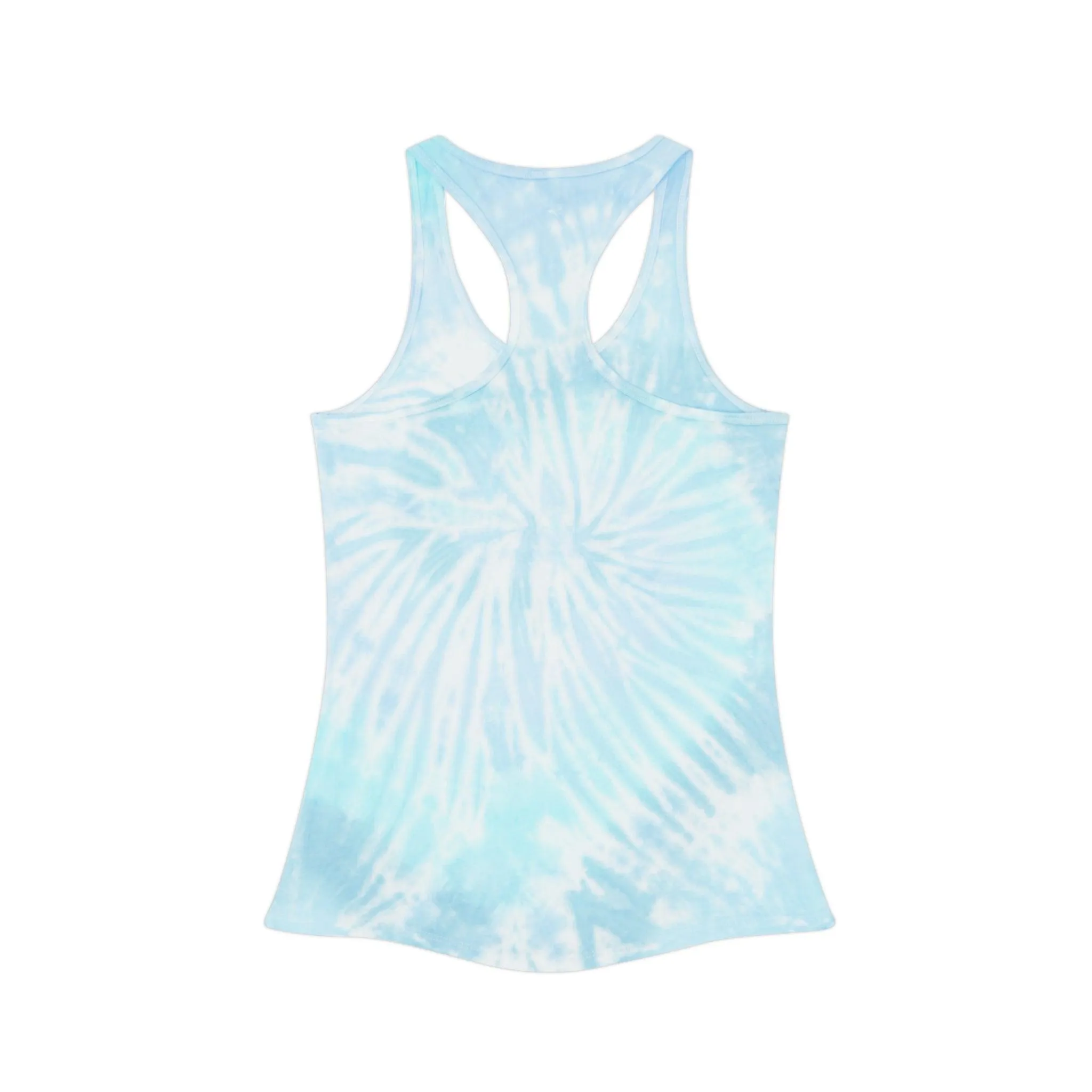 Purple MoonTown Tie Dye Racerback Tank Top