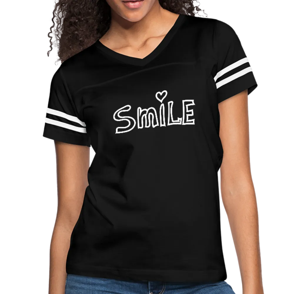 "CQ Original" - SMILE - Women’s Vintage Sport T-Shirt