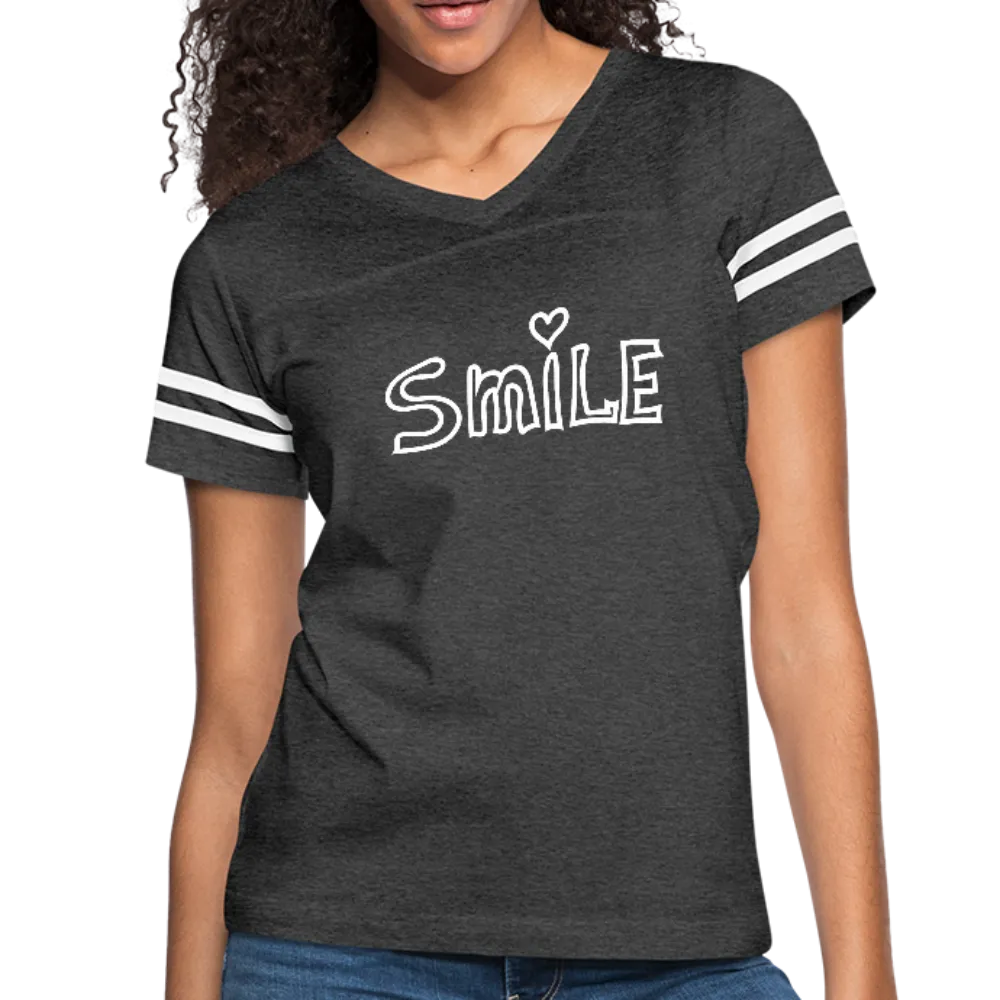 "CQ Original" - SMILE - Women’s Vintage Sport T-Shirt
