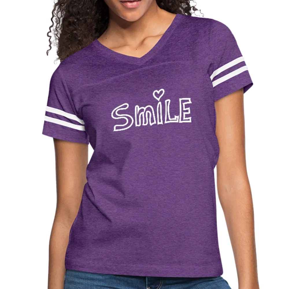 "CQ Original" - SMILE - Women’s Vintage Sport T-Shirt