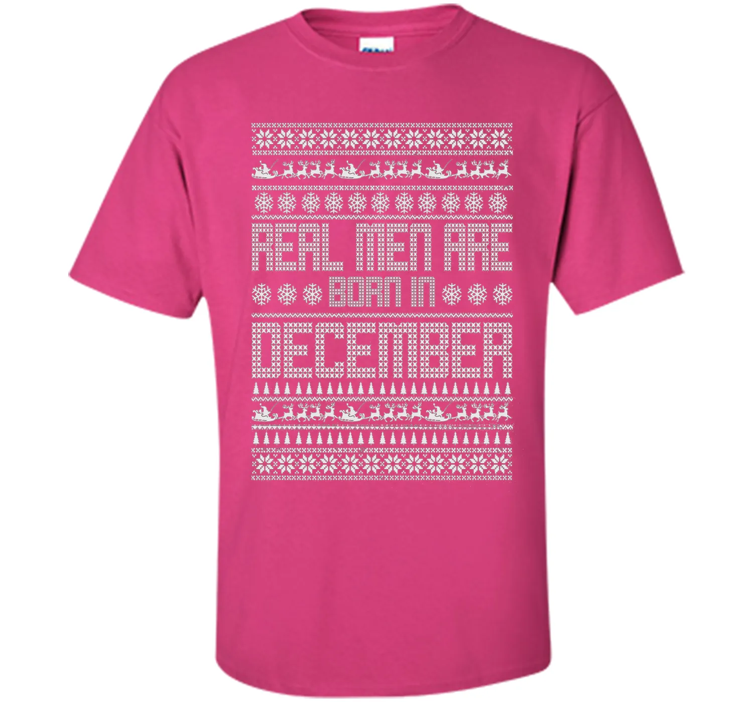 REAL MEN ARE BORN IN DECEMBER T-SHIRTS || CHRISTMAS SHIRTS