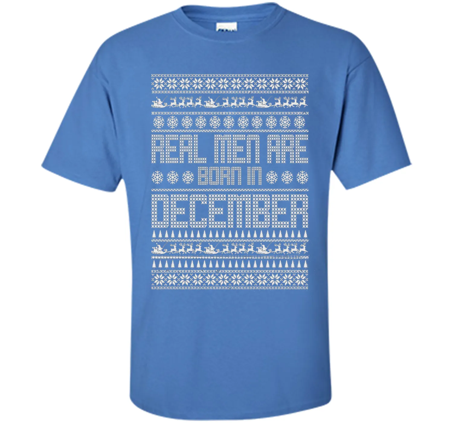 REAL MEN ARE BORN IN DECEMBER T-SHIRTS || CHRISTMAS SHIRTS