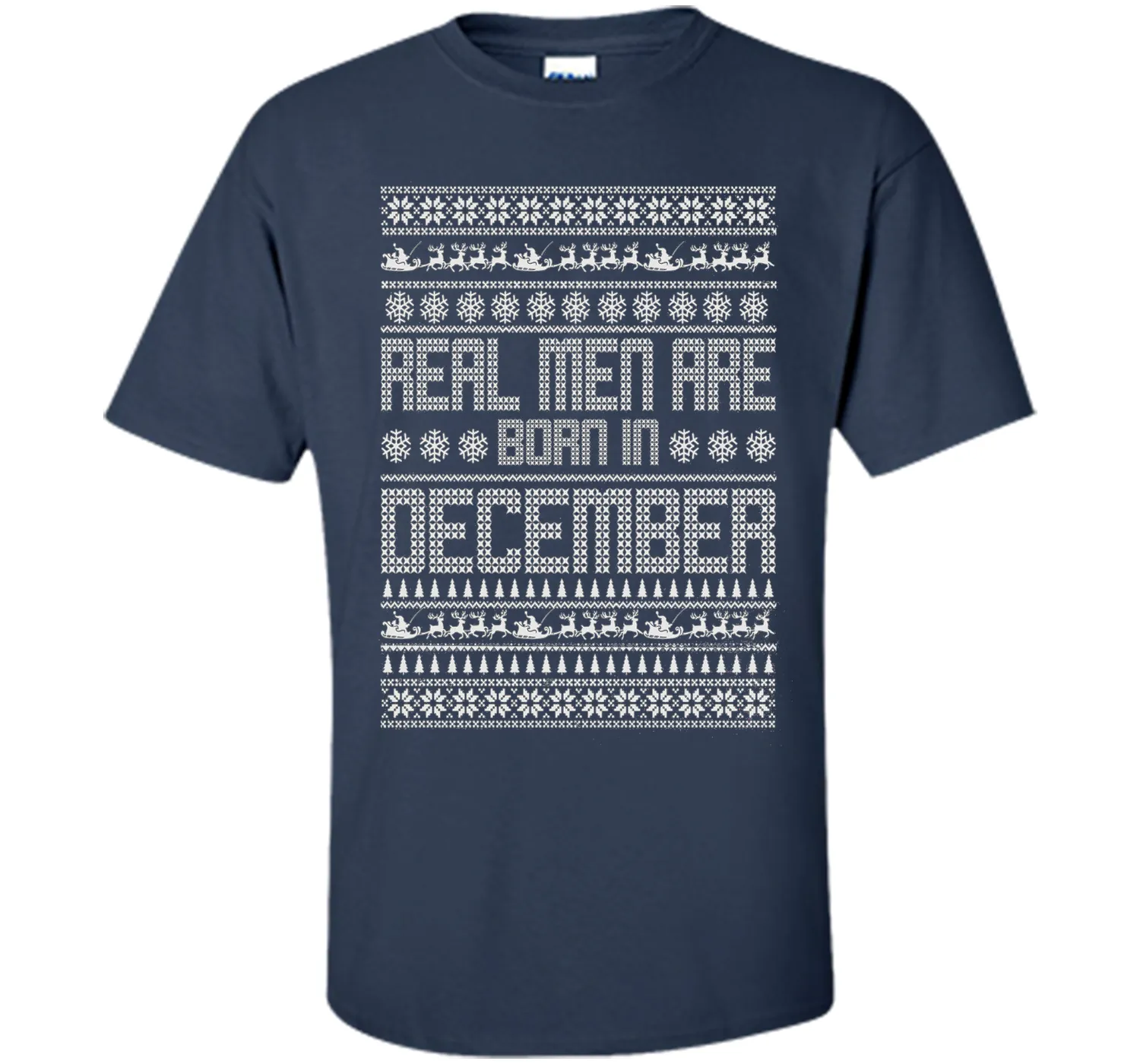 REAL MEN ARE BORN IN DECEMBER T-SHIRTS || CHRISTMAS SHIRTS