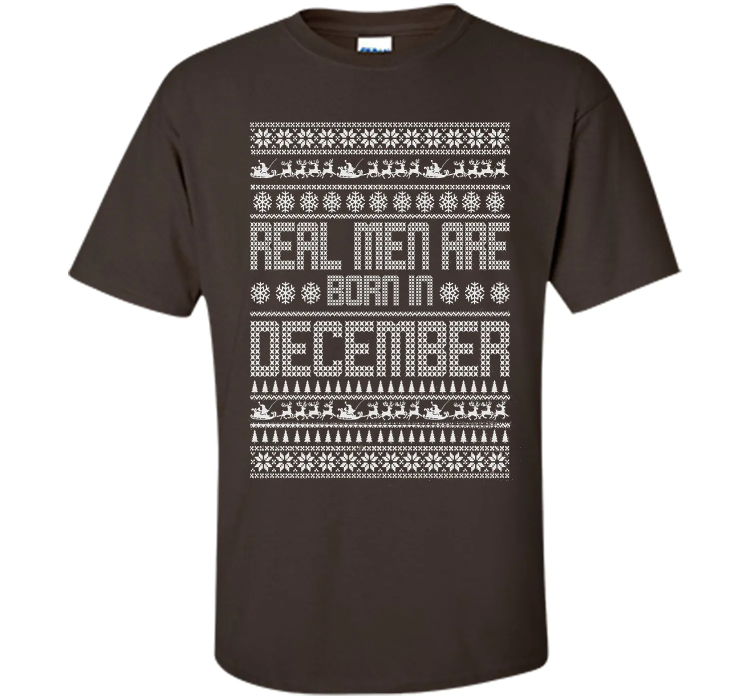 REAL MEN ARE BORN IN DECEMBER T-SHIRTS || CHRISTMAS SHIRTS