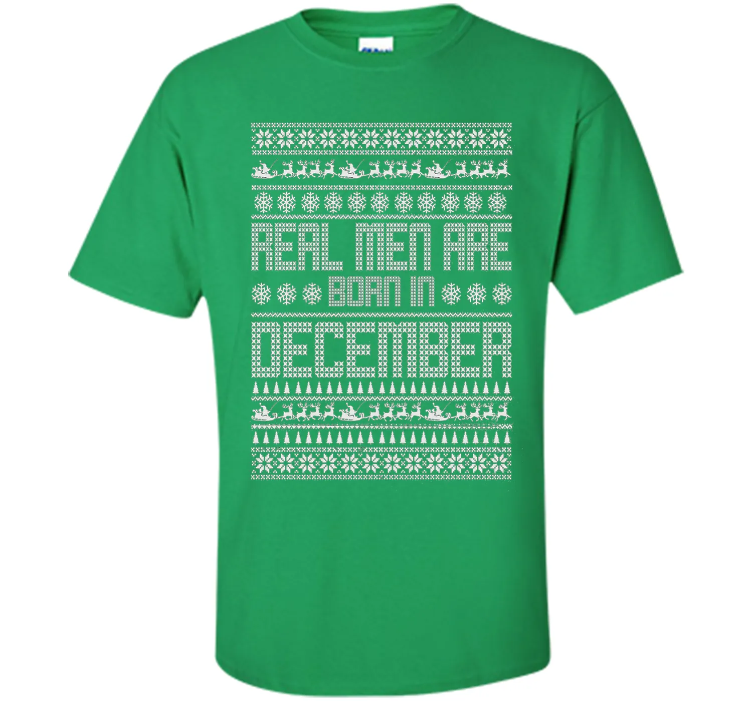 REAL MEN ARE BORN IN DECEMBER T-SHIRTS || CHRISTMAS SHIRTS