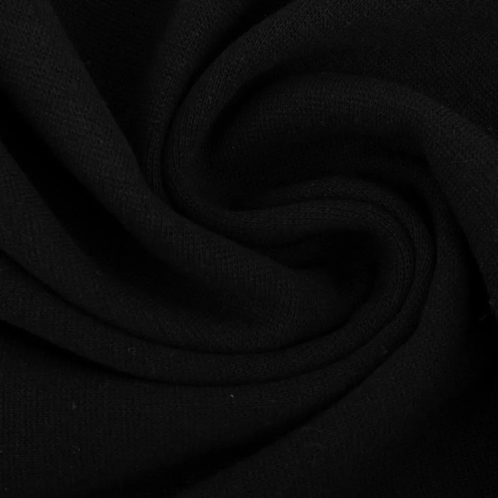 RECYCLED Ribbing - Black