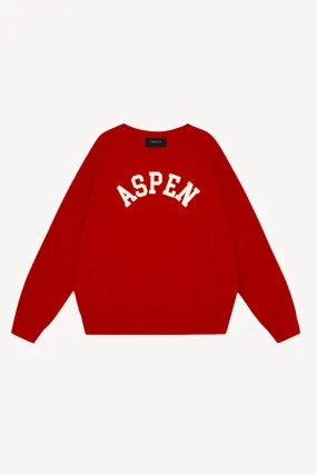 Red Aspen Ski Club Sweatshirt