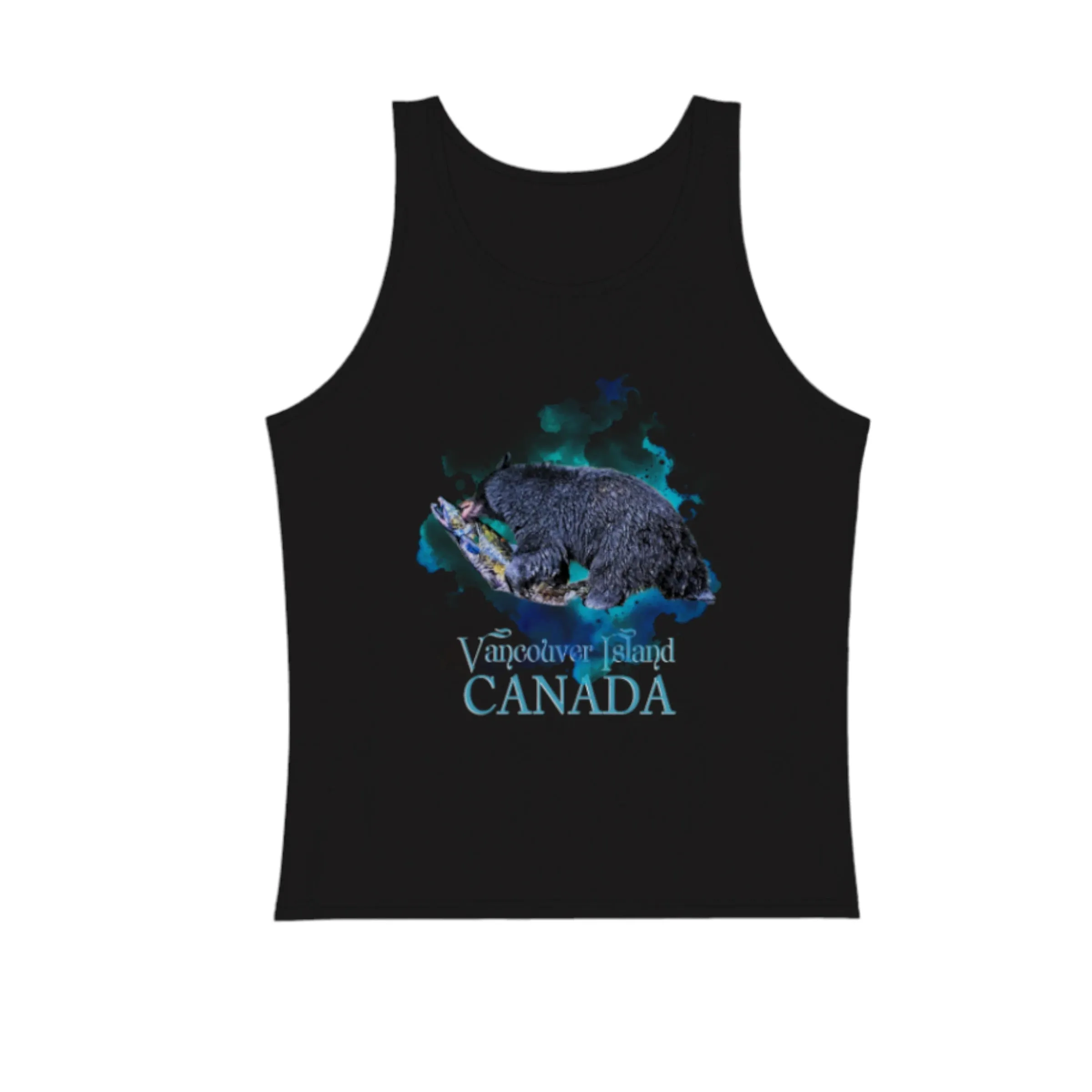 Salmon Bear Premium Unisex Tank Top
