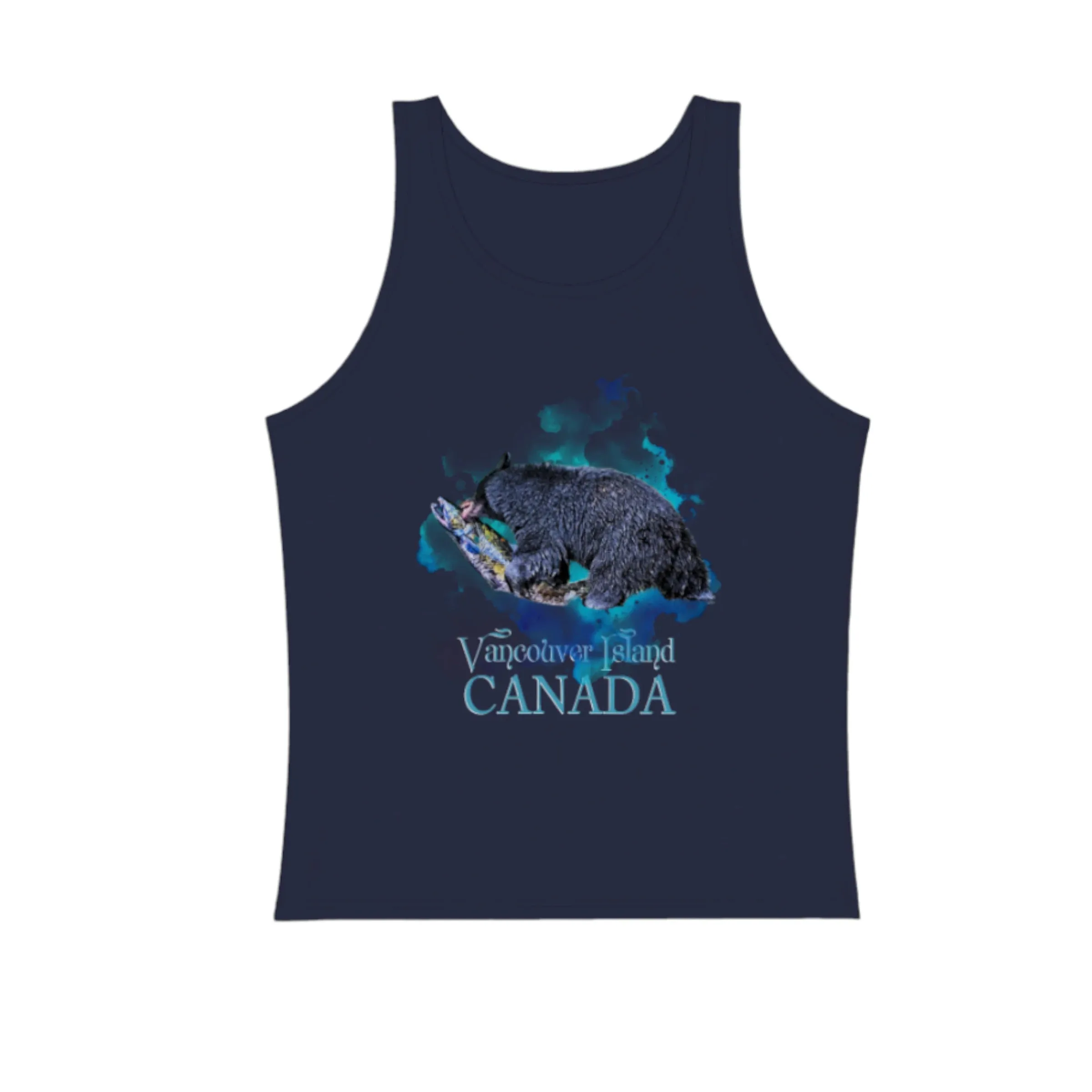 Salmon Bear Premium Unisex Tank Top