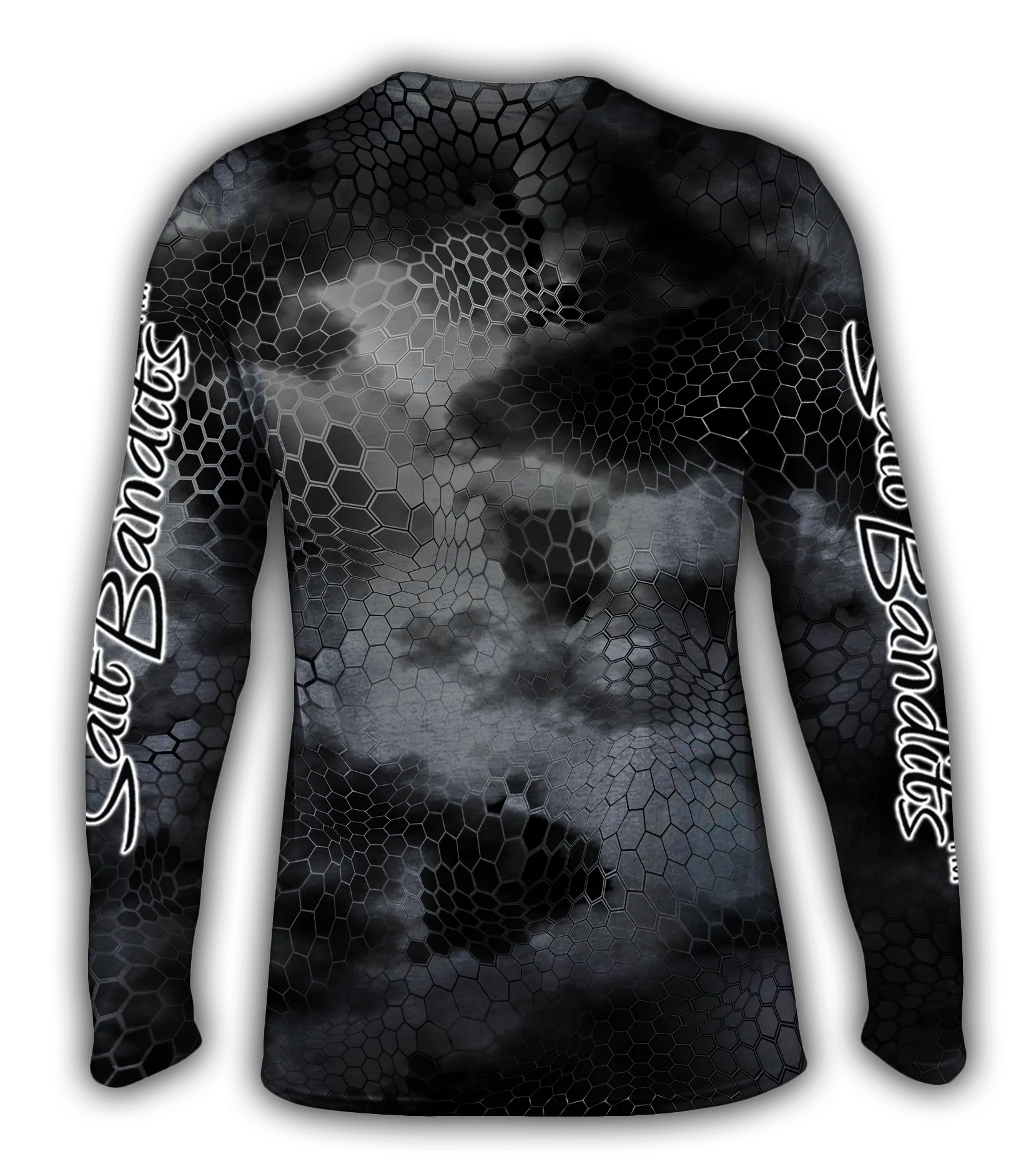 Salt Bandits™ Chameleon Camo Gray Performance Long Sleeve T-shirt