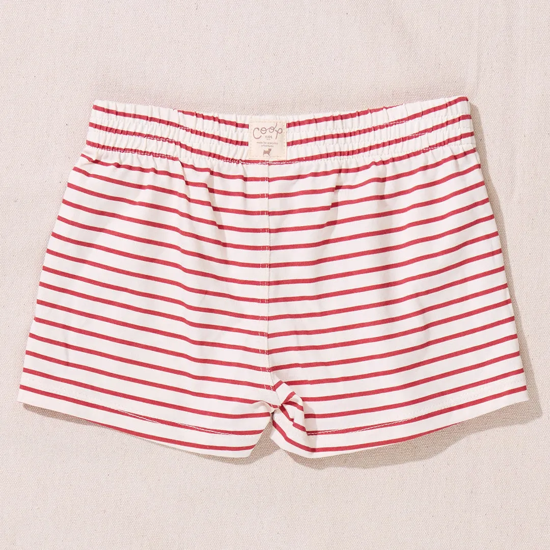 Sandbox Short - Red Stripe