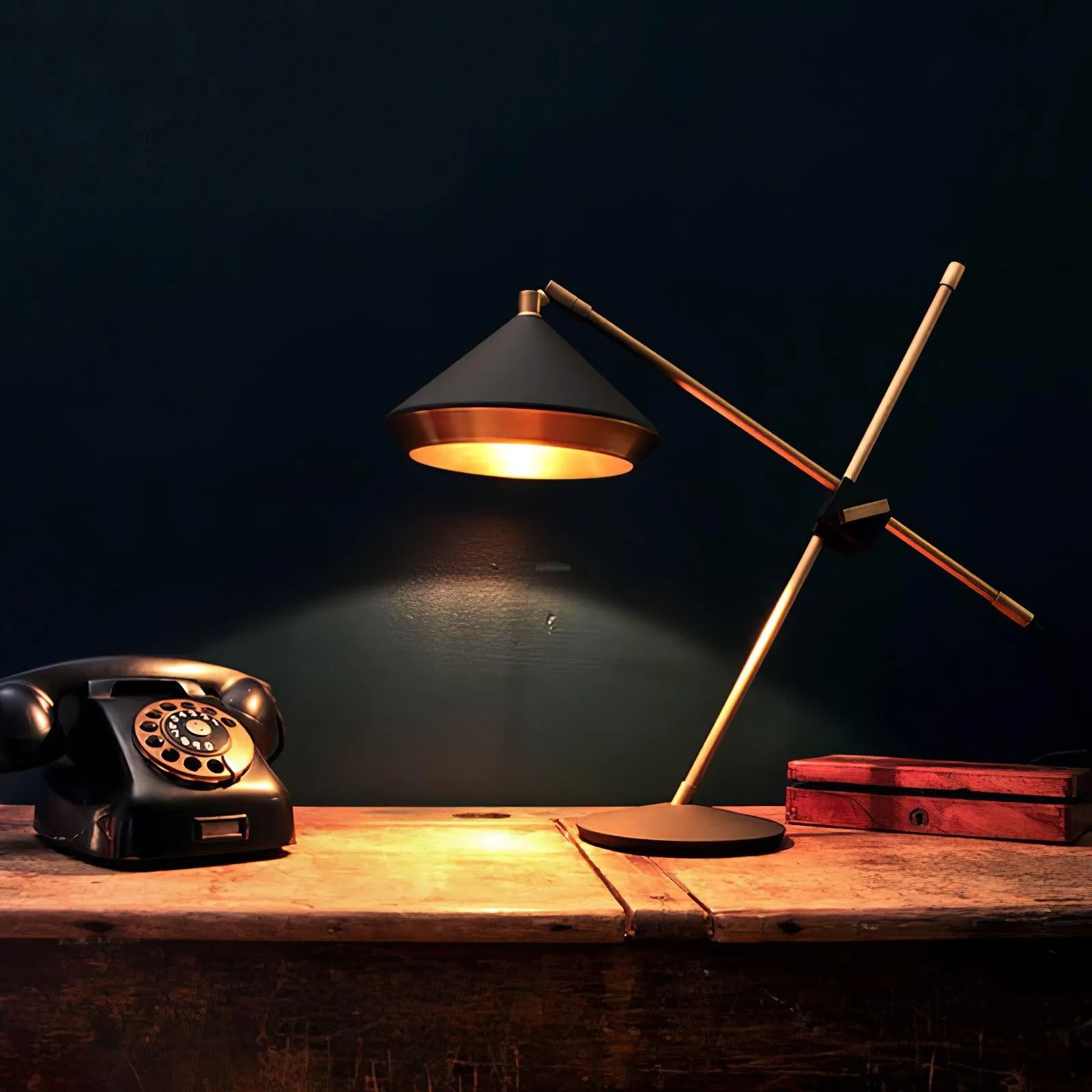Shear Table Lamp ∅ 7.9″