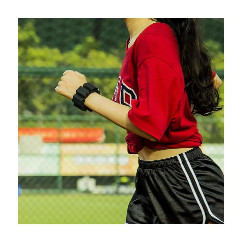 Silicone Sport Wristbands With Cylindrical Stainless Steel Clasp