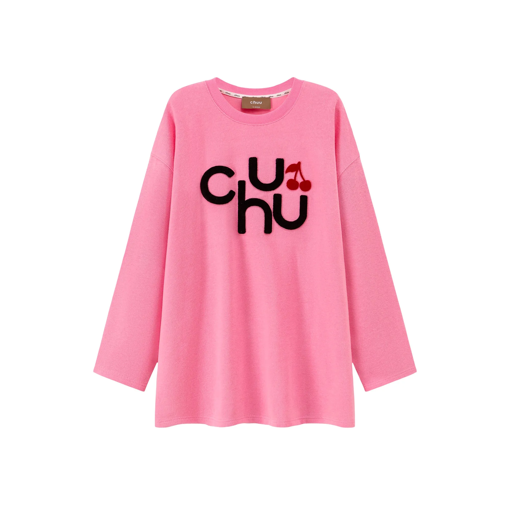 Smile Magnet Cherry Sporty Loose Fit T-Shirt