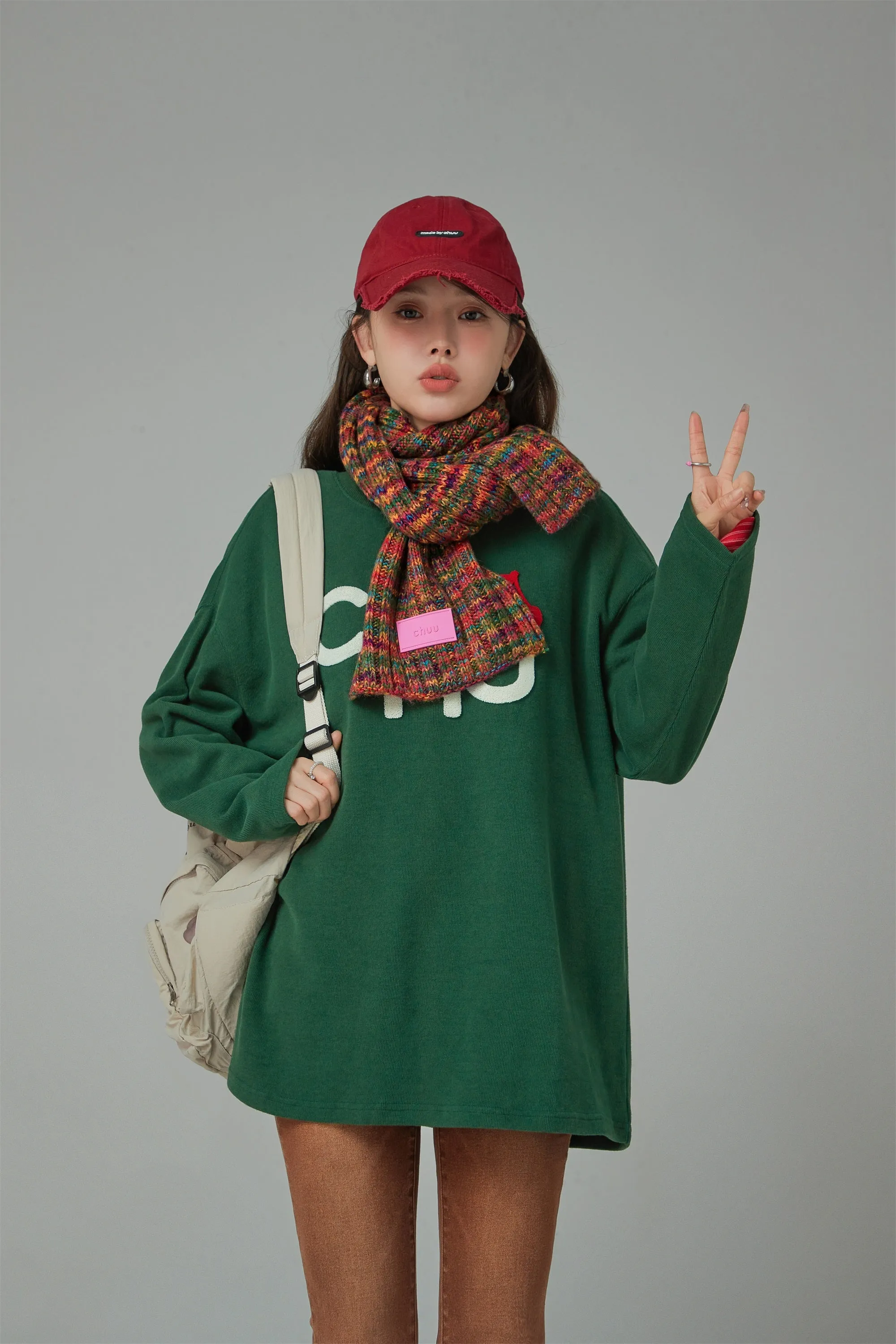Smile Magnet Cherry Sporty Loose Fit T-Shirt