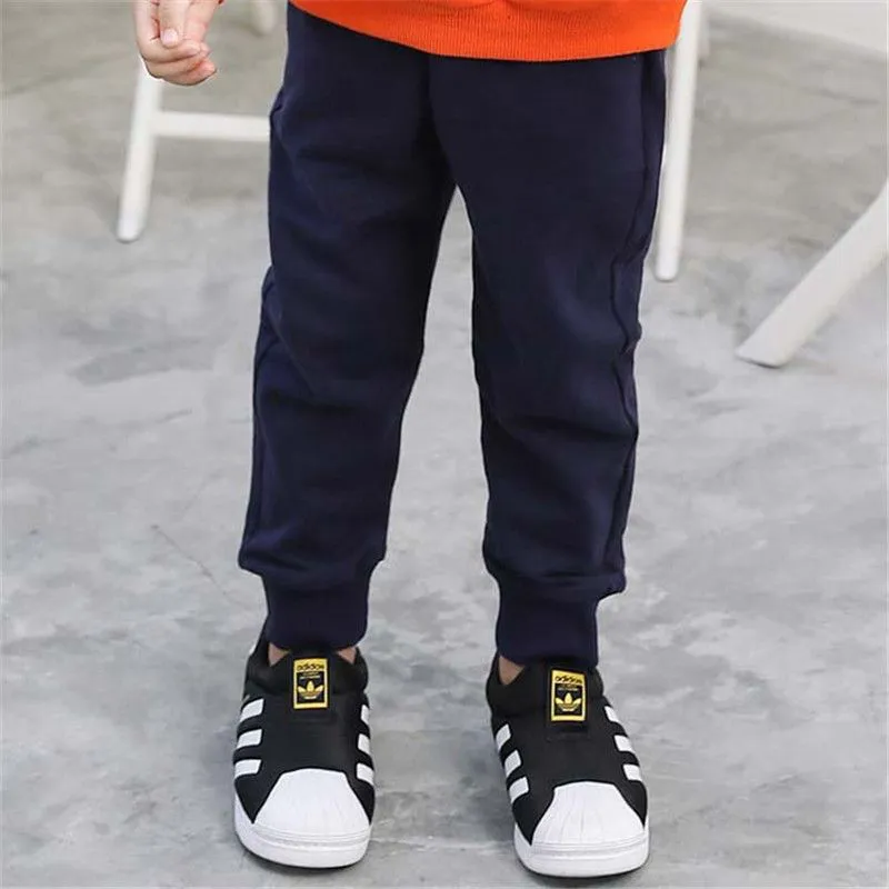 Solid Color Casual Cotton Sweatpants
