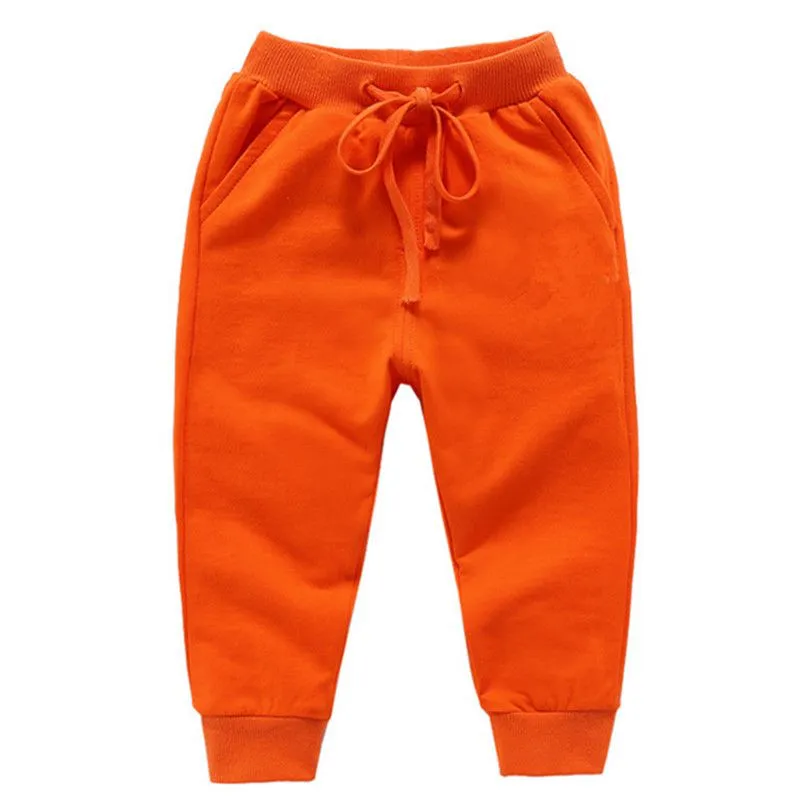 Solid Color Casual Cotton Sweatpants
