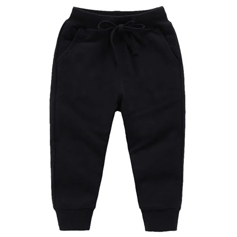 Solid Color Casual Cotton Sweatpants