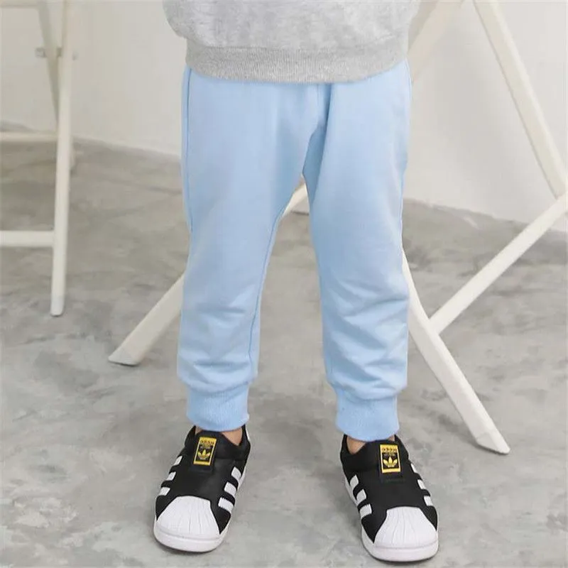 Solid Color Casual Cotton Sweatpants