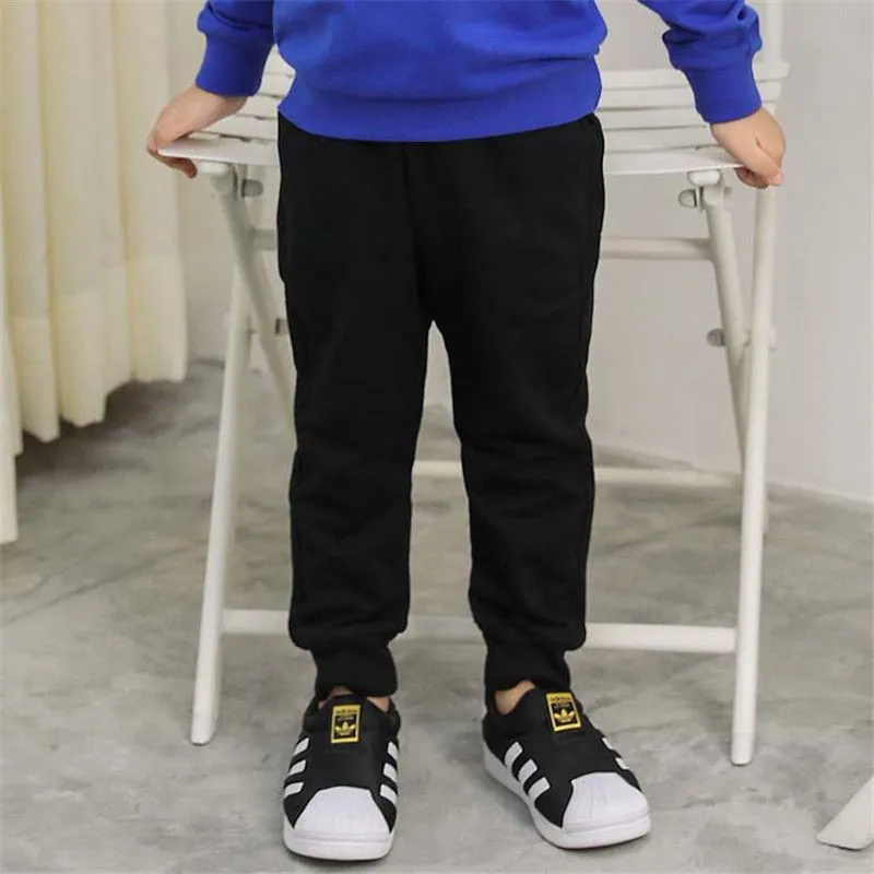 Solid Color Casual Cotton Sweatpants