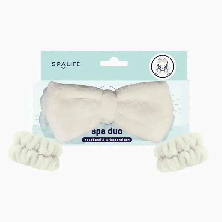 Spa Duo Headband & Wristband Set
