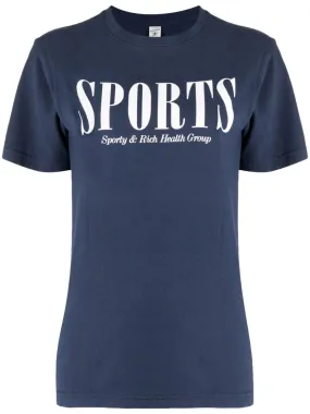 SPORTY & RICH MAIN T-shirts and Polos Blue