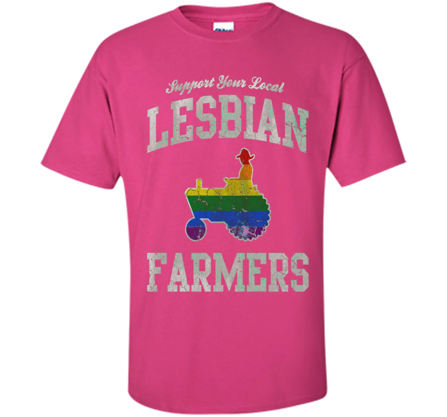 Support Lesbian Farmers T Shirts