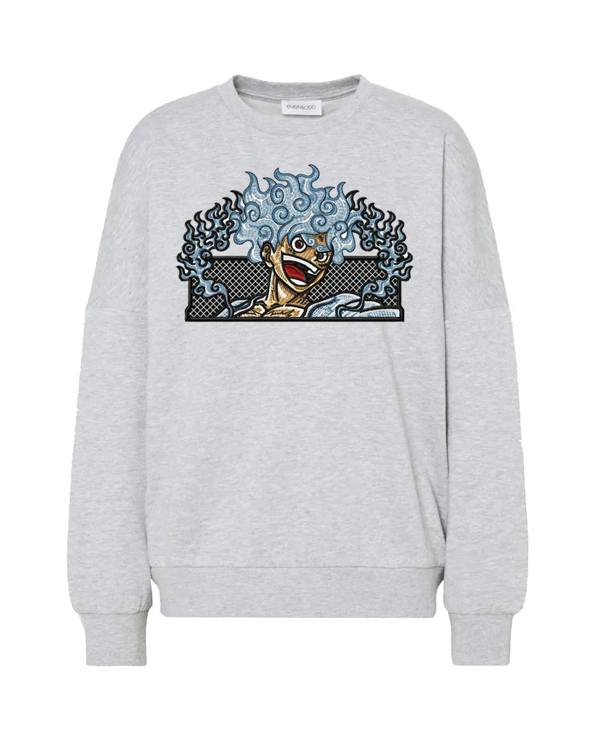 Sweatshirt Anime One Piece Grey