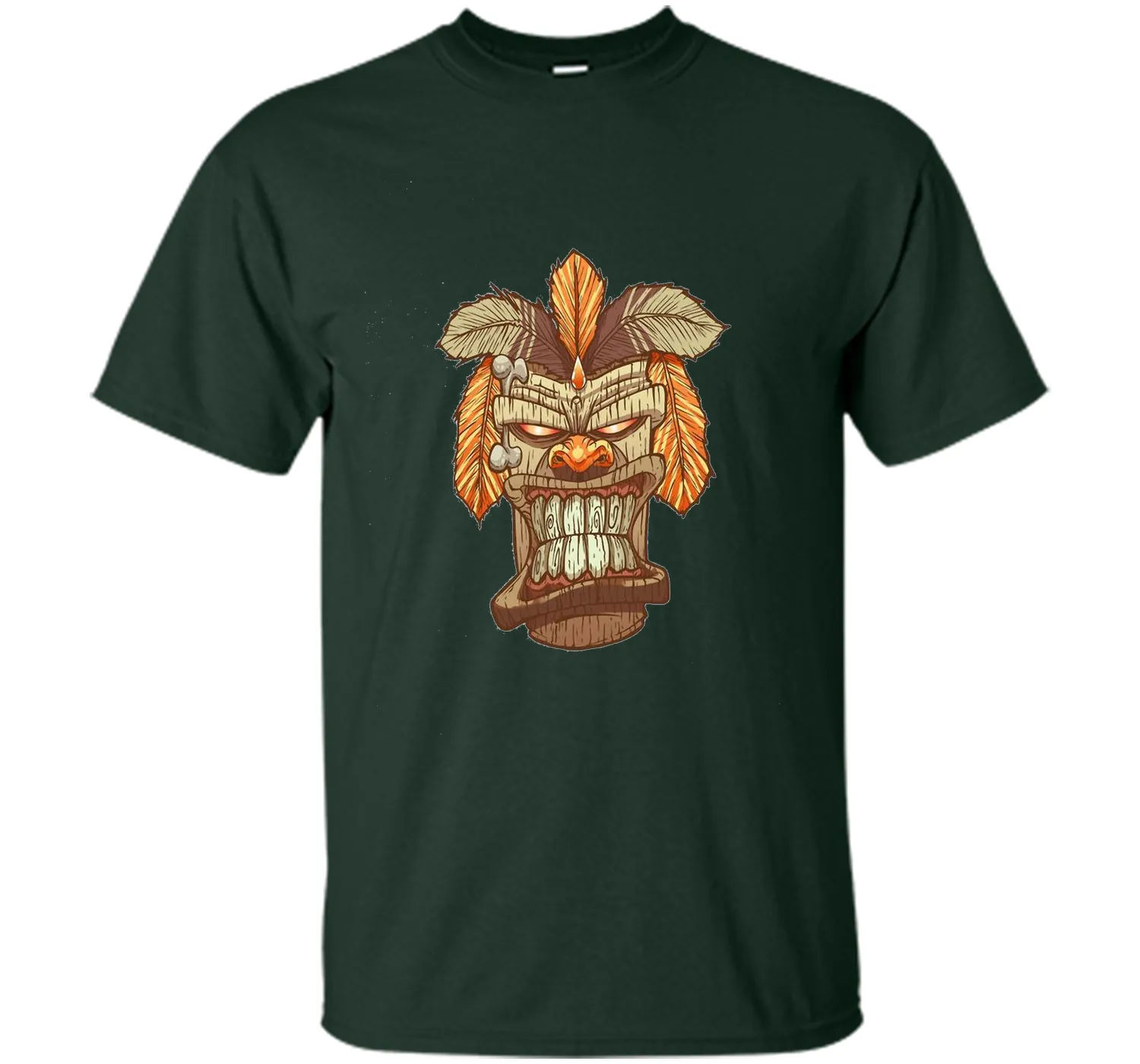 Tiki God Mask T-Shirt, Mask Shirt for Man, Woman, Children