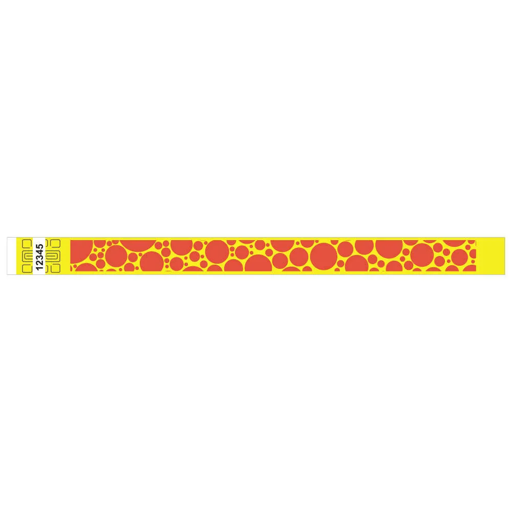 Tytan-Band® Expressions Tyvek® Wristbands 3/4" Bubble Explosion Design NTX107 (500/Pack)