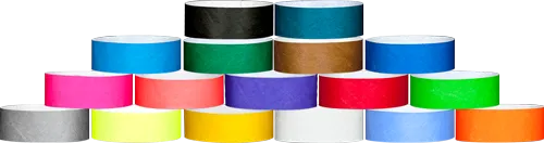Tyvek® 1" Solid Color Wristbands
