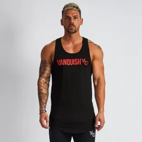 Vanquish Triumph Black Longline Tank