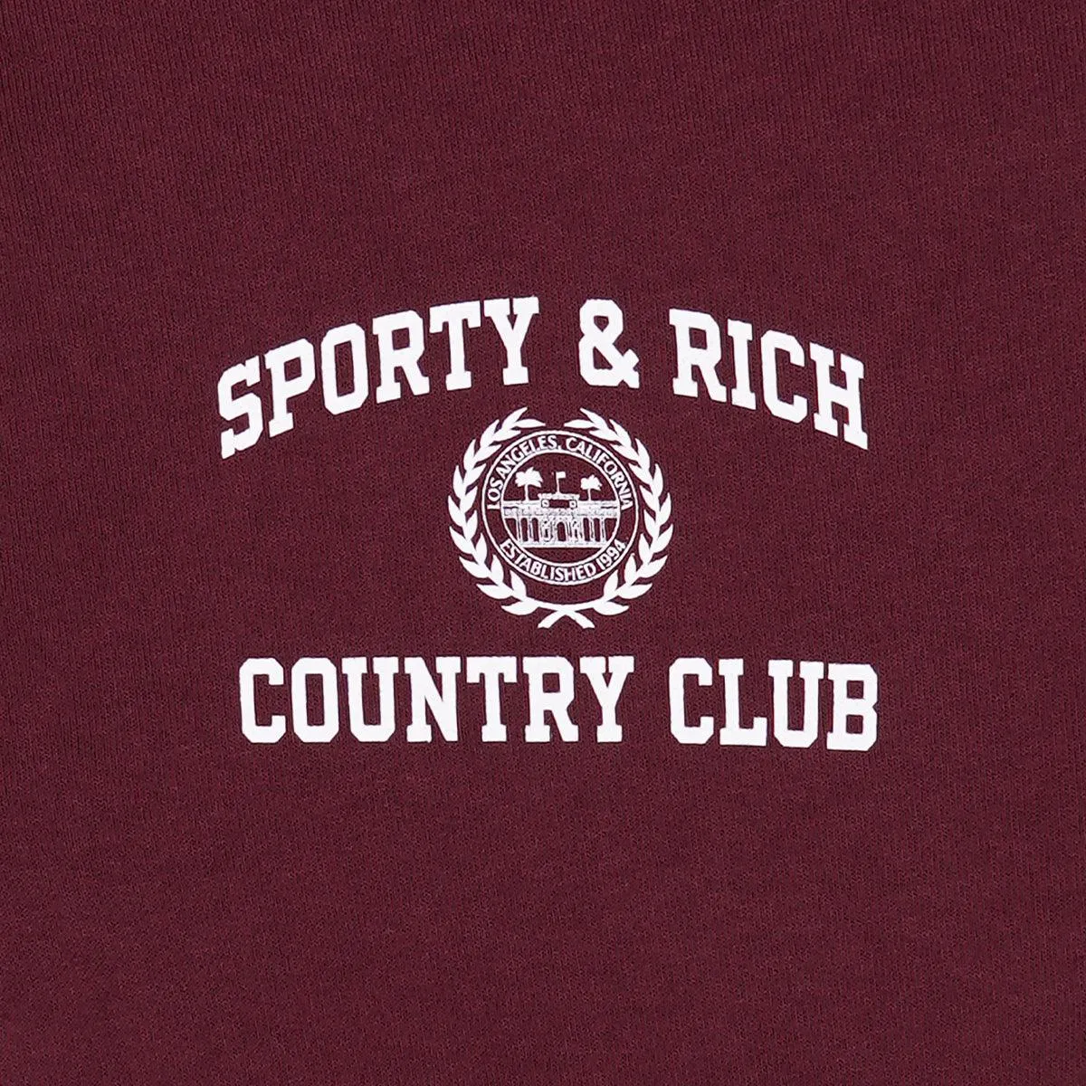Varsity Crest Tee 'Merlot'